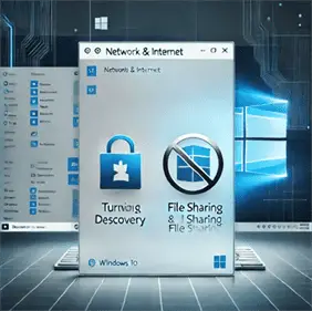 Turn Off Network Discovery and File Sharing Windows 10