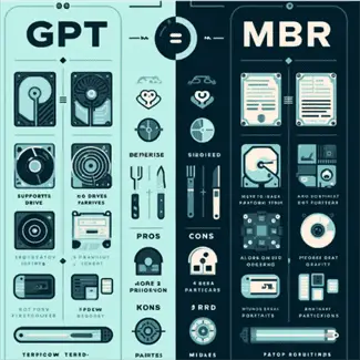 Comparing GPT and MBR Partition Schema