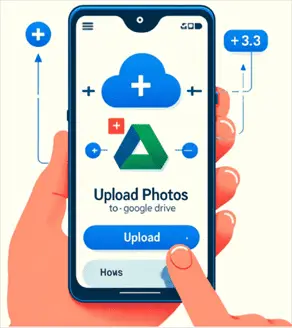 How to upload photos to Google Drive from a mobile device