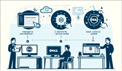 download and install Dell drivers using Dell Command Update