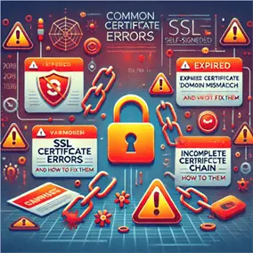 Common SSL Certificate Errors and How to Fix Them