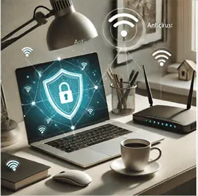 Antivirus Solutions for Remote Workers Desk Setup