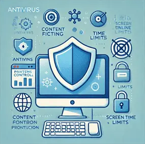 Antivirus with Parental Controls Dashboard