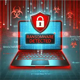 Antivirus with Ransomware Protection Warning