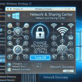 Disable Network Discovery in Windows 10 Change Settings