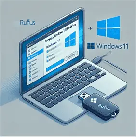 Rufus Windows 11 bootable usb process