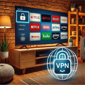 VPNs Compatible with Smart TVs Living Room Streaming