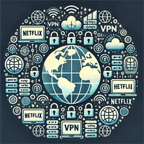 VPNs for Accessing Geo-Restricted Content Global Concept